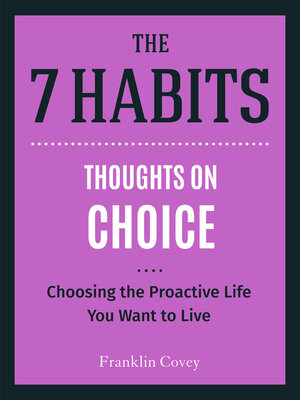 Thoughts on Choice - ebook